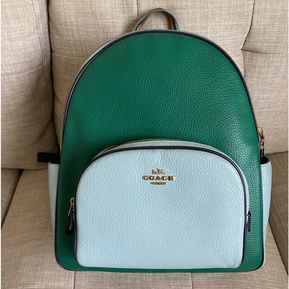 Gently used medium Coach court backpack